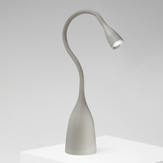 Gea luce gls lampada da tavolo led 3000k orientabile e dimmerabile