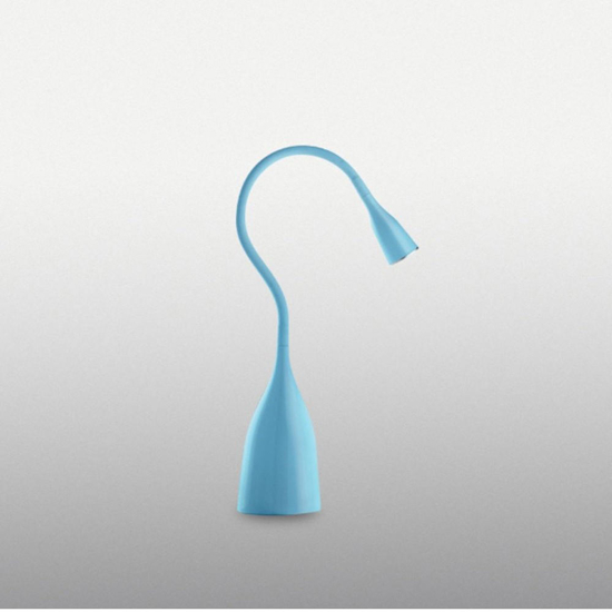 Gea luce gls lampada da scrivania cameretta ragazzo celeste led 3000k