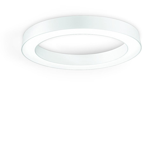 Ondaluce globus plafoniera moderna bianca tonda led 3000k 4000k dimmerabile