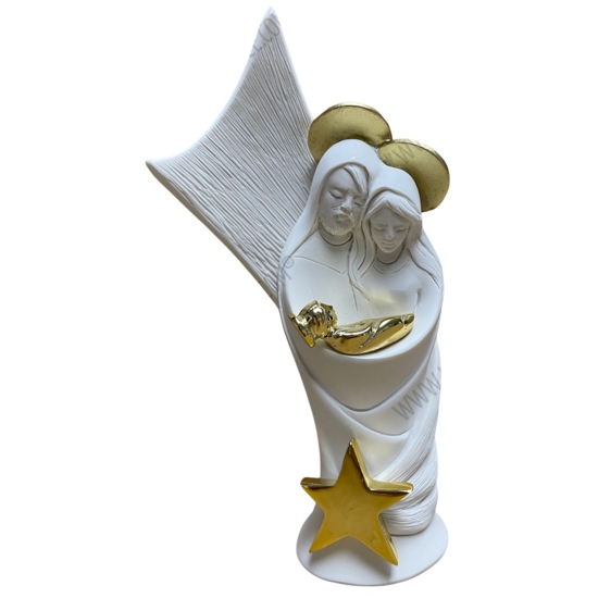 Bongelli preziosi presepe di natale h16 natività bianco oro Bongelli preziosi presepe di natale h16 natività bianco oro