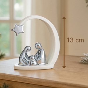 Presepe cometa di natale statuina bianco h13 natività bongelli preziosi