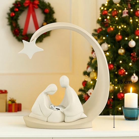 Presepe cometa h25 nocciola statuina natività bongelli preziosi