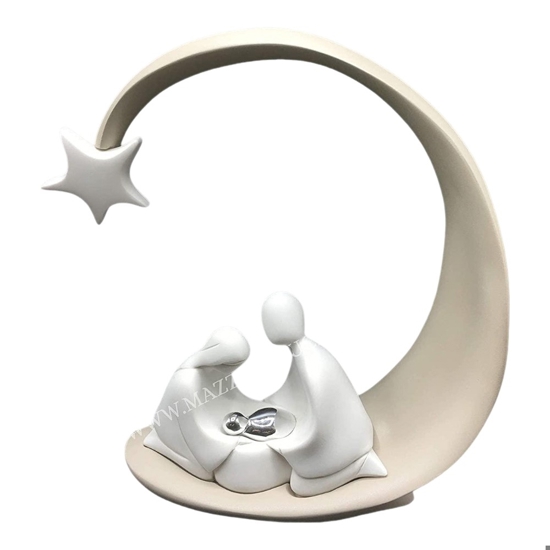 Presepe cometa h25 nocciola statuina natività bongelli preziosi