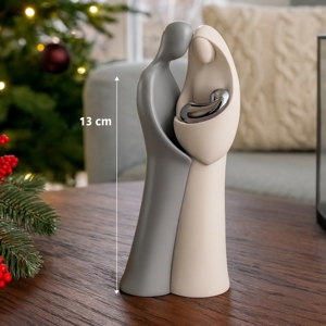 Visualizza i dettagli per Bongelli preziosi statuina presepe di natale h13 natività moderna grigio Bongelli preziosi statuina presepe di natale h13 natività moderna grigio