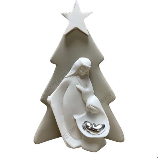 Statuina presepe natività di natale nocciola h15 bongelli preziosi