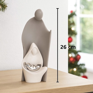 Presepe stilizzato moderno grigio h26 bongelli preziosi