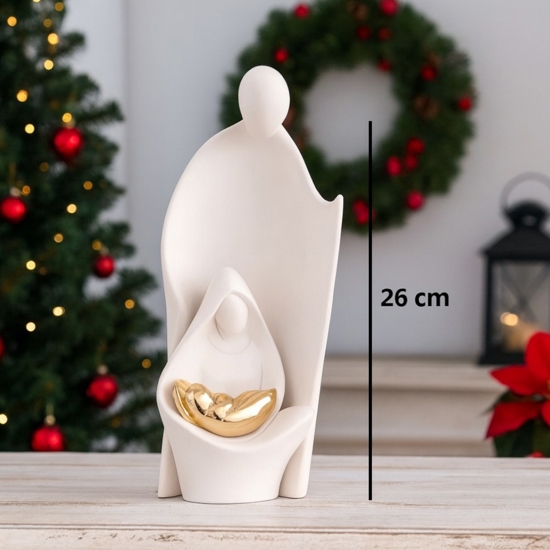 Presepe stilizzato moderno h26 oro bongelli preziosi