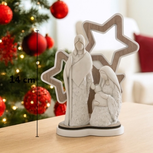 Presepe statuetta di natale natività h14 rovere bongelli preziosi