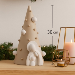Visualizza i dettagli per Presepe statuetta h30 albero natale nocciola bongelli preziosi Presepe statuetta h30 albero natale nocciola bongelli preziosi