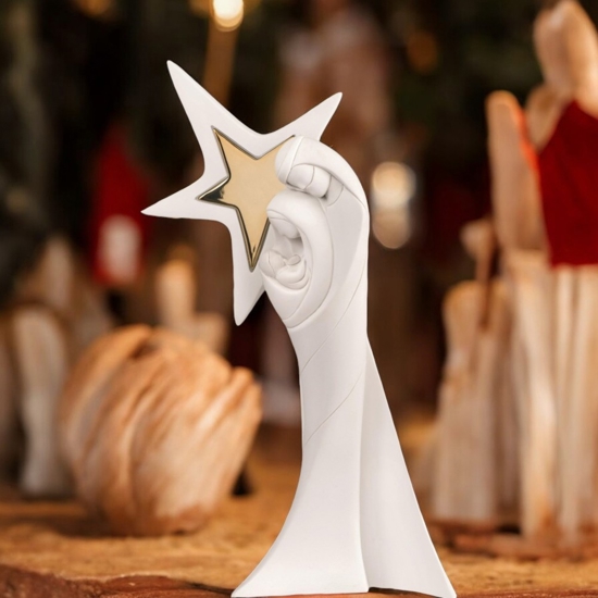 Presepe statuetta stella oro h30 bongelli preziosi fp