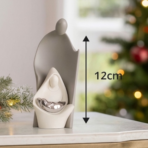 Presepe statuetta bongelli preziosi h12 grigio moderna