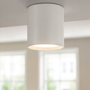 Faretto led 15w 3000k da soffitto cilindro bianco isyluce