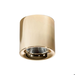 Faretto oro sporgente led cilindro 20w 3000k