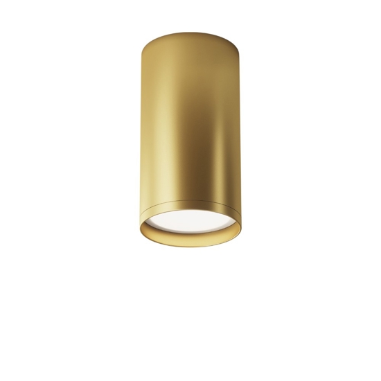 Focus faretto da soffitto cilindro oro satinato maytoni