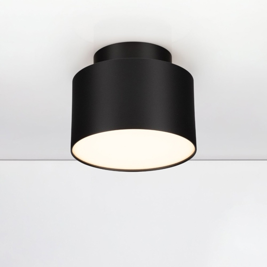 Faretto nero rotondo led 16w 3000k da soffitto moderno Faretto nero rotondo led 16w 3000k da soffitto moderno
