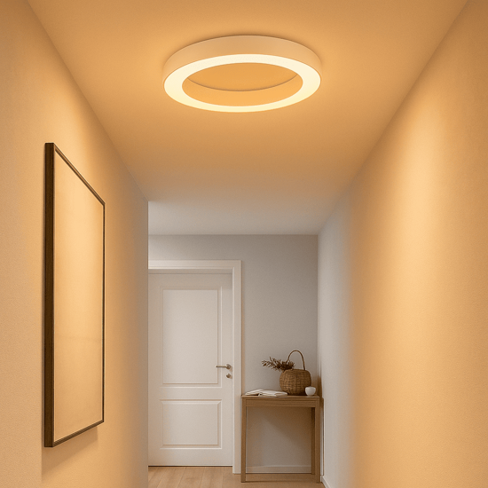 Piccola plafoniera moderna led 3000k 4000k bianca 60cm