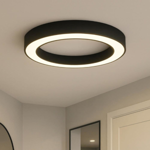 Visualizza i dettagli per Ondaluce globus plafoniera moderna 80cm nera led dimmerabile 80cm Ondaluce globus plafoniera moderna 80cm nera led dimmerabile 80cm