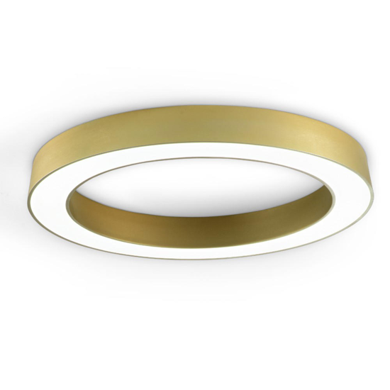 Ondaluce globus plafoniera moderna oro led 3000k 4000k 80cm
