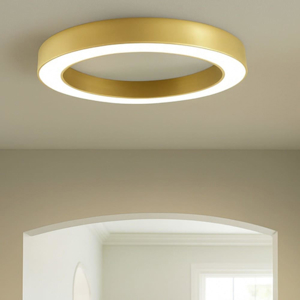 Visualizza i dettagli per Globus ondaluce plafoniera led 40w moderna oro 60cm rotonda Globus ondaluce plafoniera led 40w moderna oro 60cm rotonda