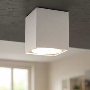 Faretto da soffitto bianco top light plate