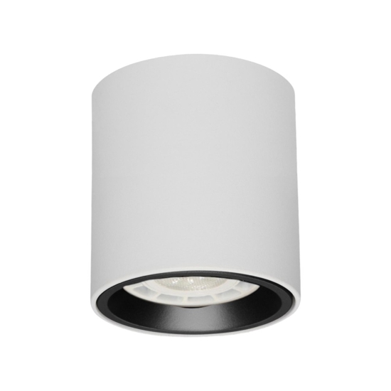 Linea light baton faretto da soffitto cilindro bianco nero fp Linea light baton faretto da soffitto cilindro bianco nero fp