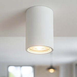 Isyluce faretto da soffitto cilindro gesso bianco