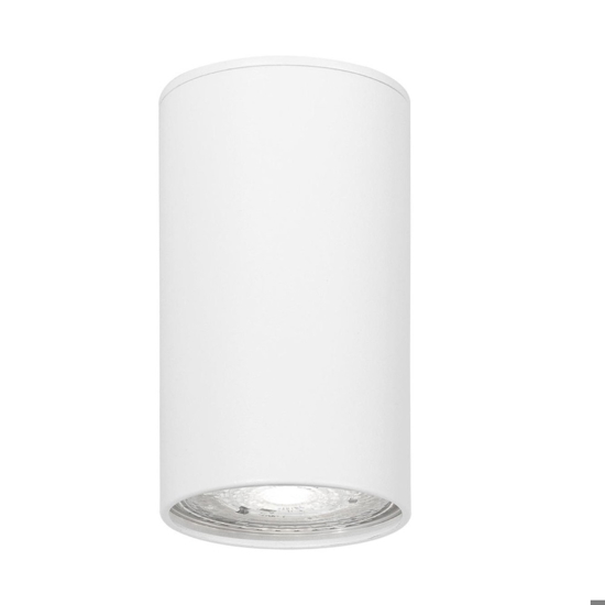 Faretto cilindro bianco sporgente da soffitto Faretto cilindro bianco sporgente da soffitto