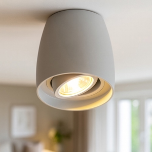 Faretto moderno da soffitto bianco orientabile