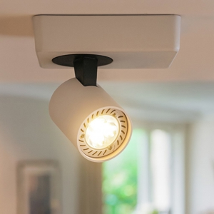 Faretto da soffitto bianco orientabile fp