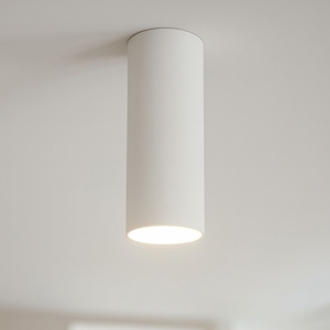 Faretto cilindrico bianco da soffitto