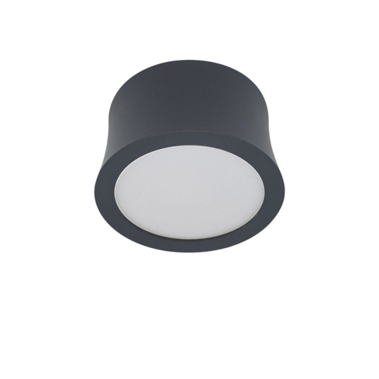 Faretto da soffitto nero rotondo led 7w 3000k Faretto da soffitto nero rotondo led 7w 3000k