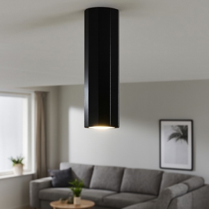 Visualizza i dettagli per Faretto esagonale da soffitto nero fp Faretto esagonale da soffitto nero fp
