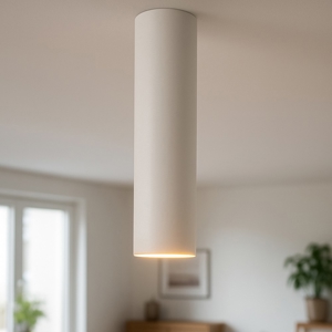Faretto da soffitto cilindro bianco