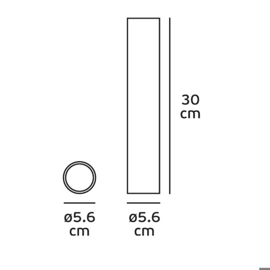 Faretto da soffitto cilindro bianco fp Faretto da soffitto cilindro bianco fp