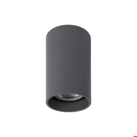 Faretto dimmerabile da soffitto grigio antracite