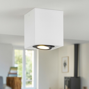 Faretto da soffitto quadrato bianco