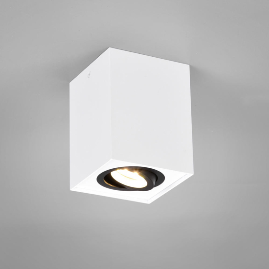 Faretto da soffitto quadrato bianco