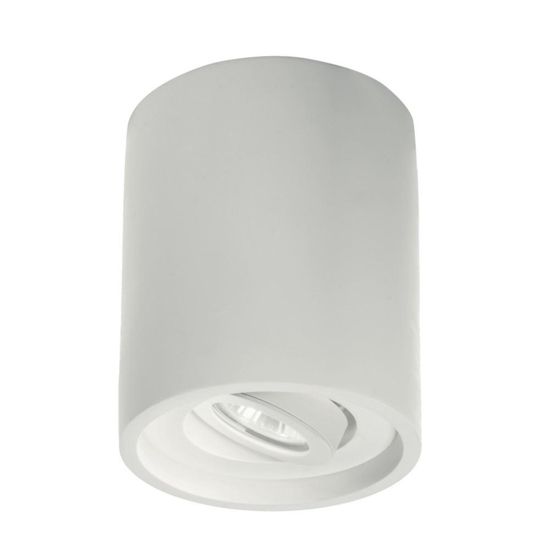 Pl polka ondaluce faretto in gesso cilindro orientabile gu10 Pl polka ondaluce faretto in gesso cilindro orientabile gu10