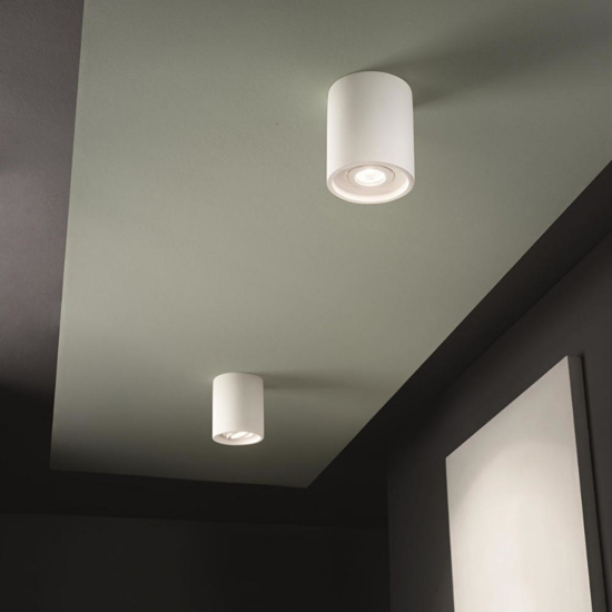 Pl polka ondaluce faretto in gesso cilindro orientabile gu10 Pl polka ondaluce faretto in gesso cilindro orientabile gu10