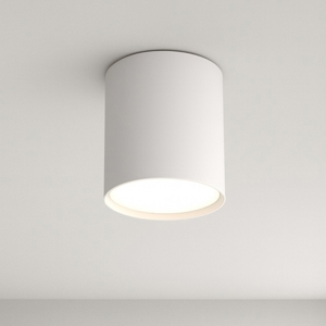 Faretto rotondo da soffitto metallo bianco gx53