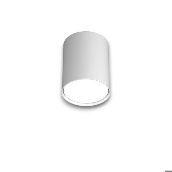 Faretto rotondo da soffitto metallo bianco gx53