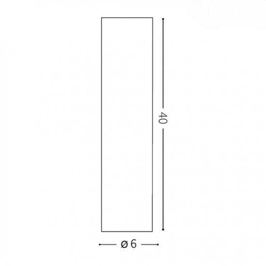 Look pl1 ideal lux faretto da soffitto cilindro nero
