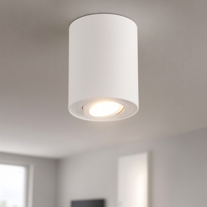 Faretto da soffitto moderno luce led orientabile bianco