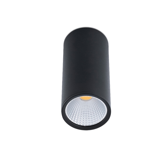 Faretto da soffitto led 15w 2700k cilindro nero Faretto da soffitto led 15w 2700k cilindro nero