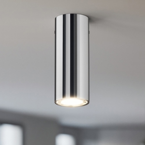 Birba linea light faretto da soffitto cilindro cromo