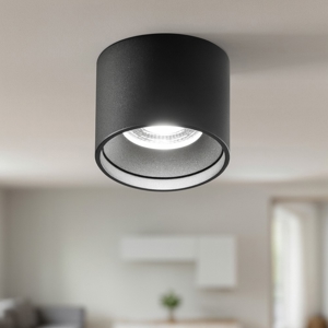 Isyluce focus faretto led nero cilindro 16w 3000k