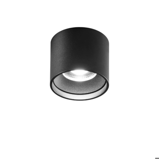 Isyluce focus faretto led nero cilindro 16w 3000k