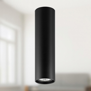 Faretto nero cilindro da soffitto per cucina