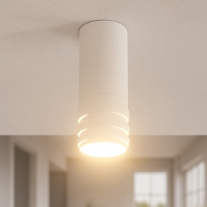 Visualizza i dettagli per Emily gea luce faretto cilindrico design bianco da soffitto Emily gea luce faretto cilindrico design bianco da soffitto