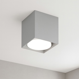 Faretto cubo da soffitto grigio toplight
